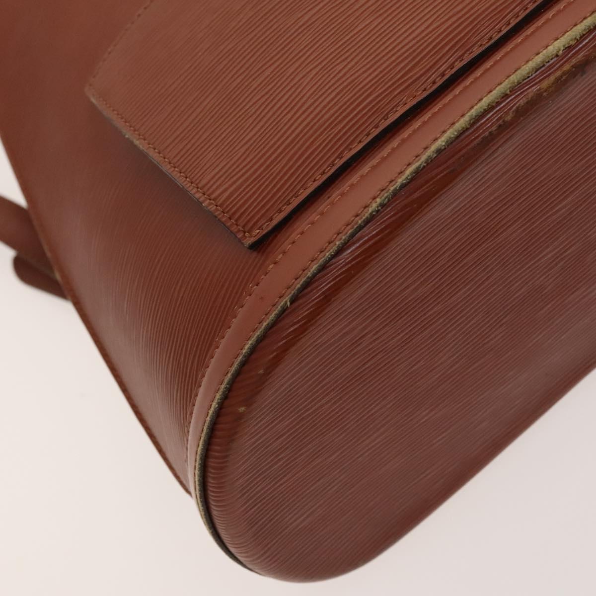LOUIS VUITTON Epi Coblanc Shoulder Bag Brown M52293 LV Auth 120747