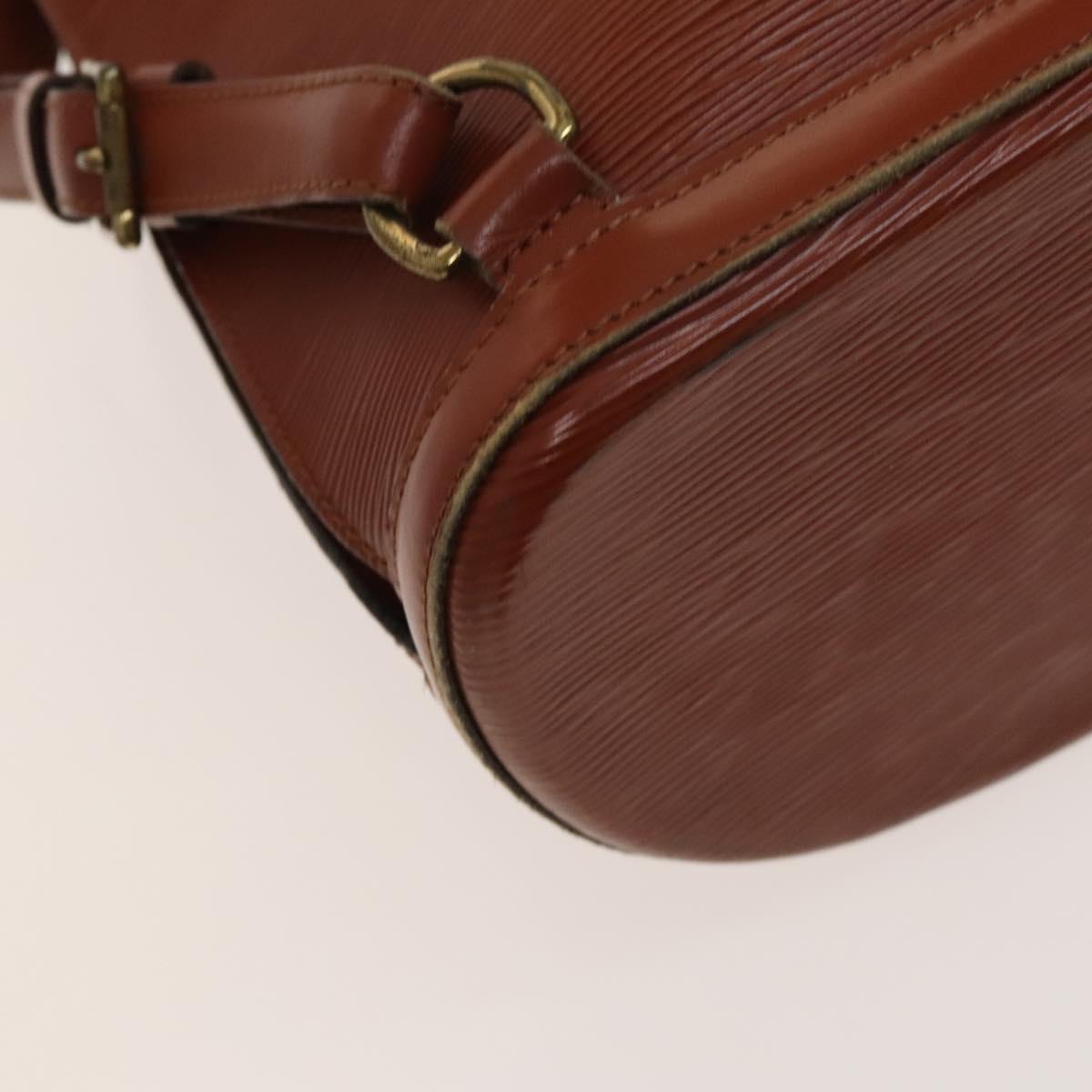 LOUIS VUITTON Epi Coblanc Shoulder Bag Brown M52293 LV Auth 120747