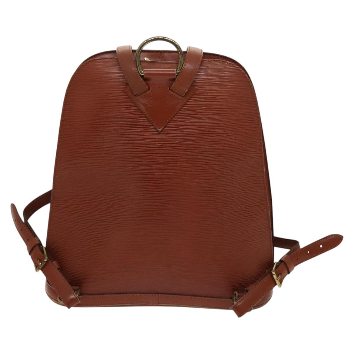 LOUIS VUITTON Epi Coblanc Shoulder Bag Brown M52293 LV Auth 120747