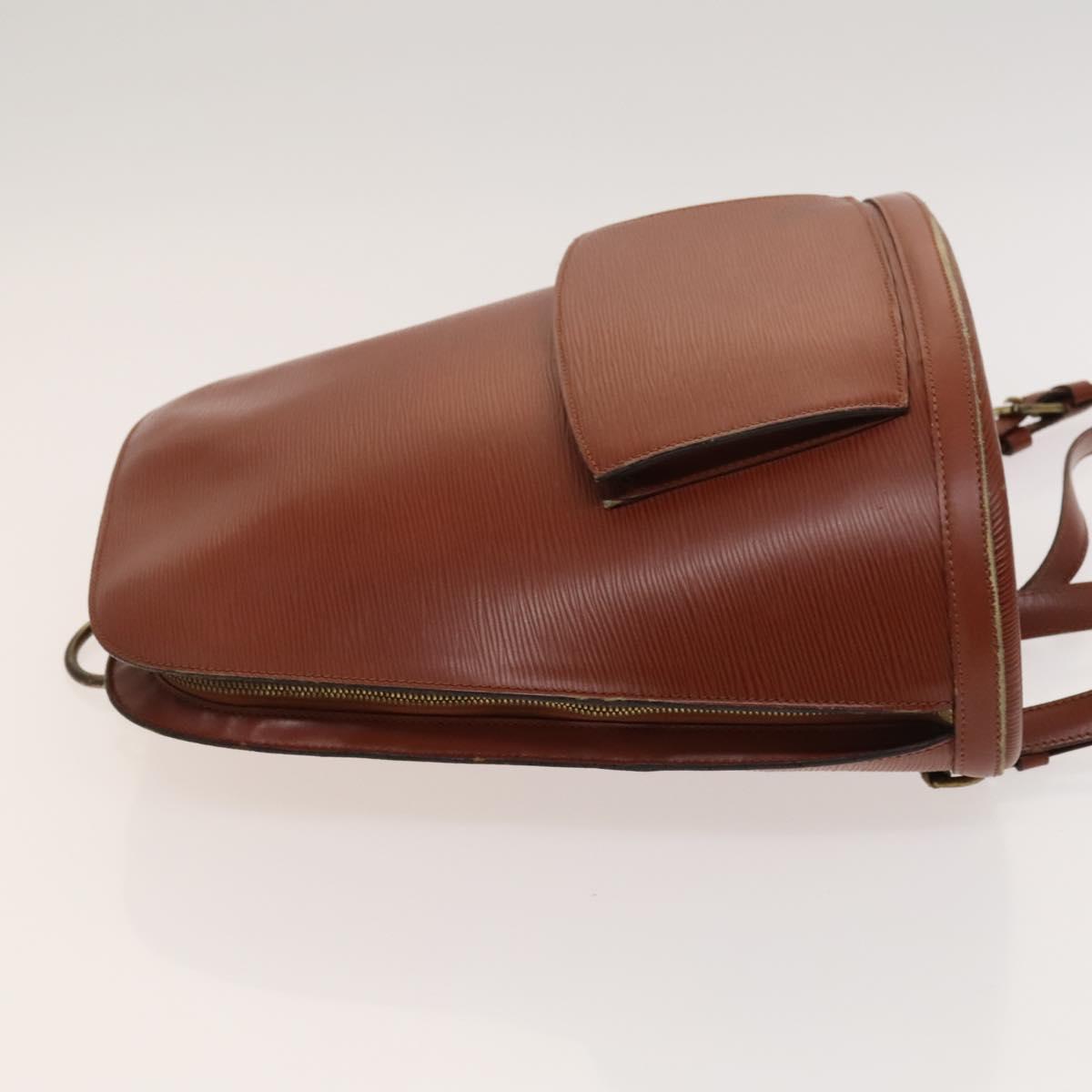 LOUIS VUITTON Epi Coblanc Shoulder Bag Brown M52293 LV Auth 120747