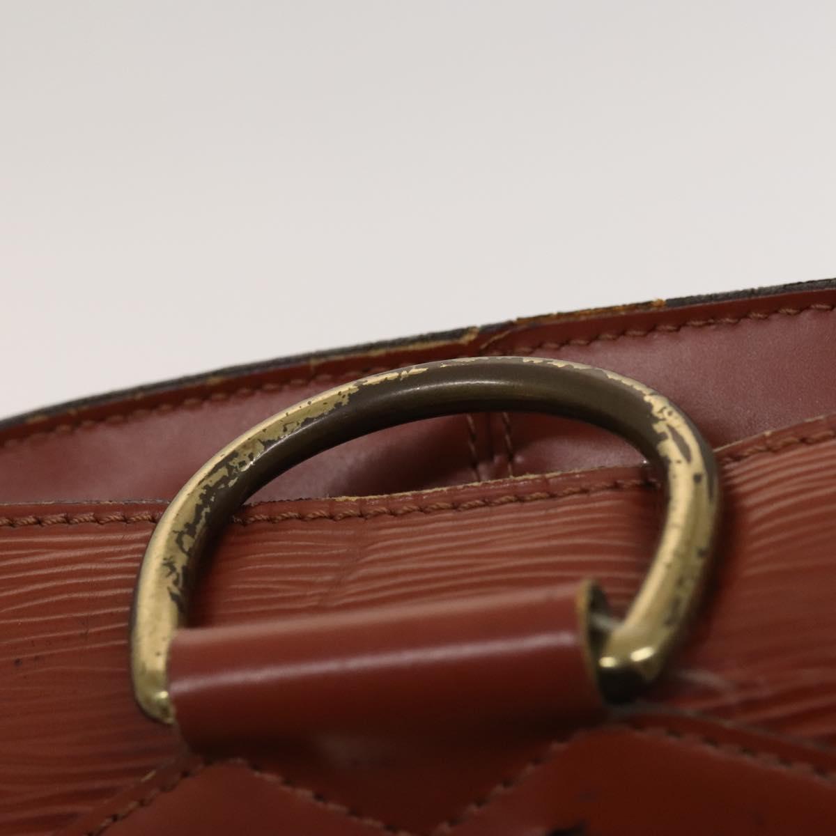 LOUIS VUITTON Epi Coblanc Shoulder Bag Brown M52293 LV Auth 120747