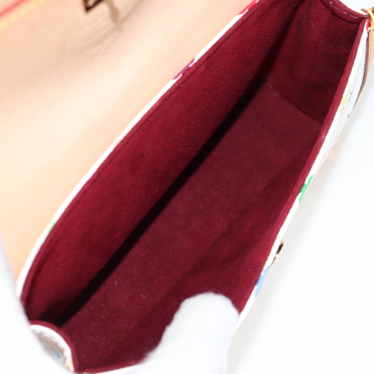 LOUIS VUITTON Multicolor Ribbon Pochette I Miss You Bag M92051 Auth 120751SV