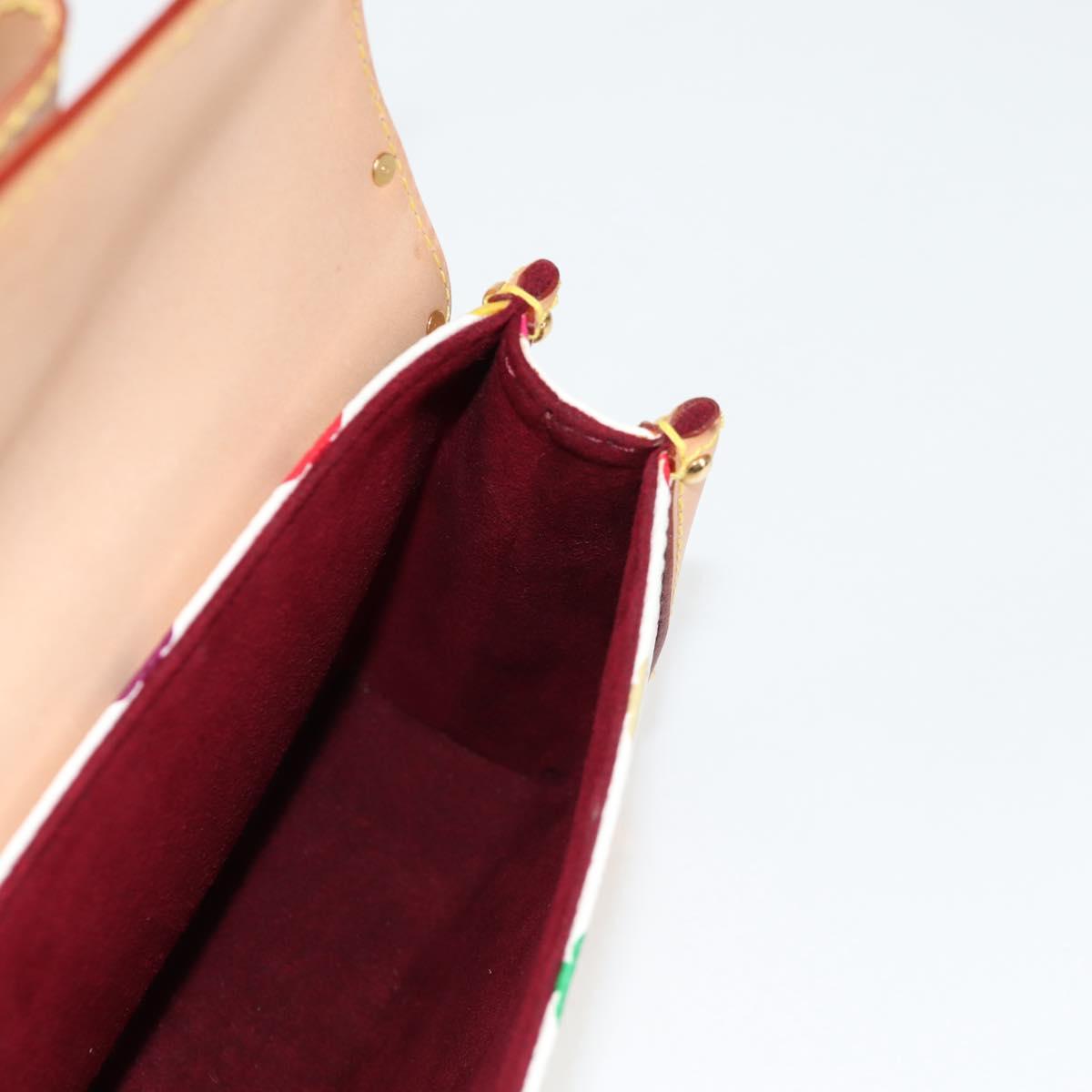 LOUIS VUITTON Multicolor Ribbon Pochette I Miss You Bag M92051 Auth 120751SV