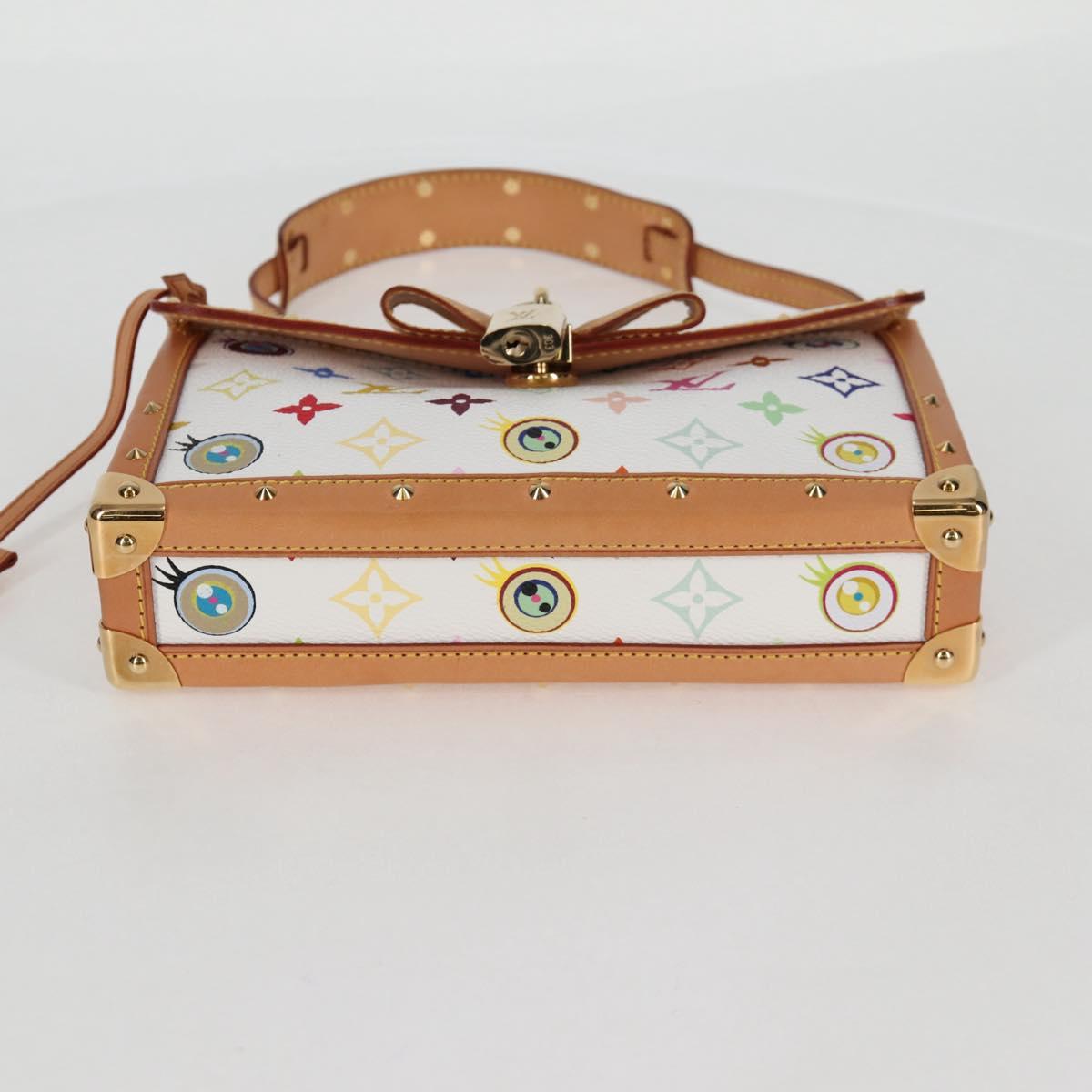 LOUIS VUITTON Multicolor Ribbon Pochette I Miss You Bag M92051 Auth 120751SV