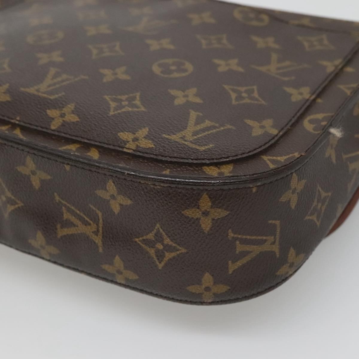 LOUIS VUITTON Monogram Saint Cloud GM Shoulder Bag M51242 LV Auth 120810