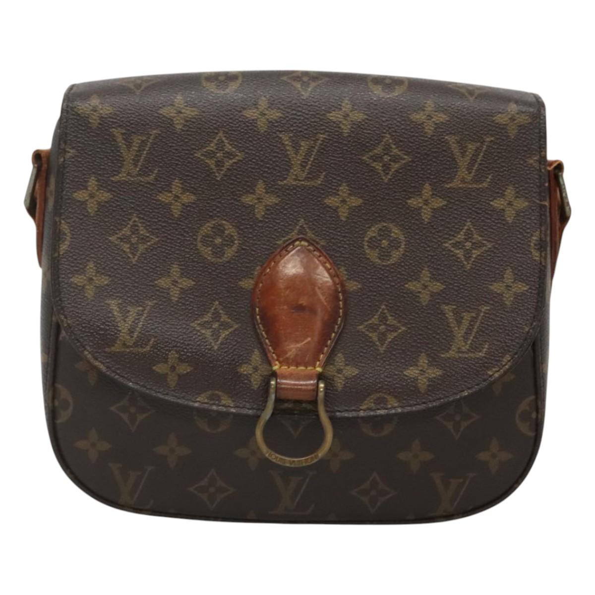 LOUIS VUITTON Monogram Saint Cloud GM Shoulder Bag M51242 LV Auth 120810