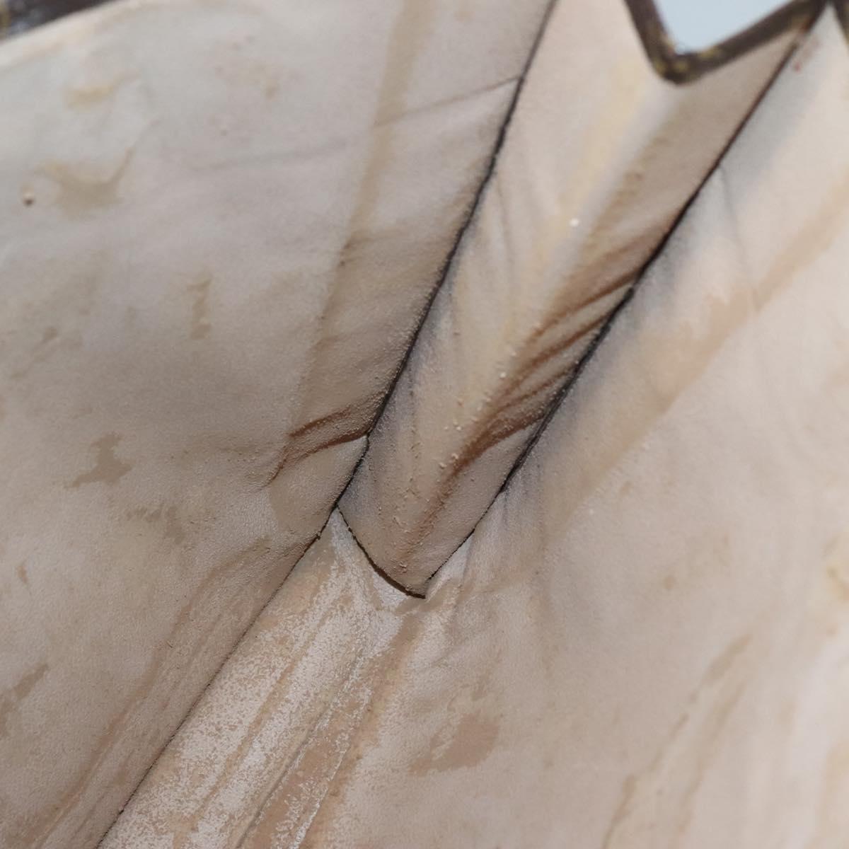 LOUIS VUITTON Monogram Sac Plat Hand Bag M51140 LV Auth 120846