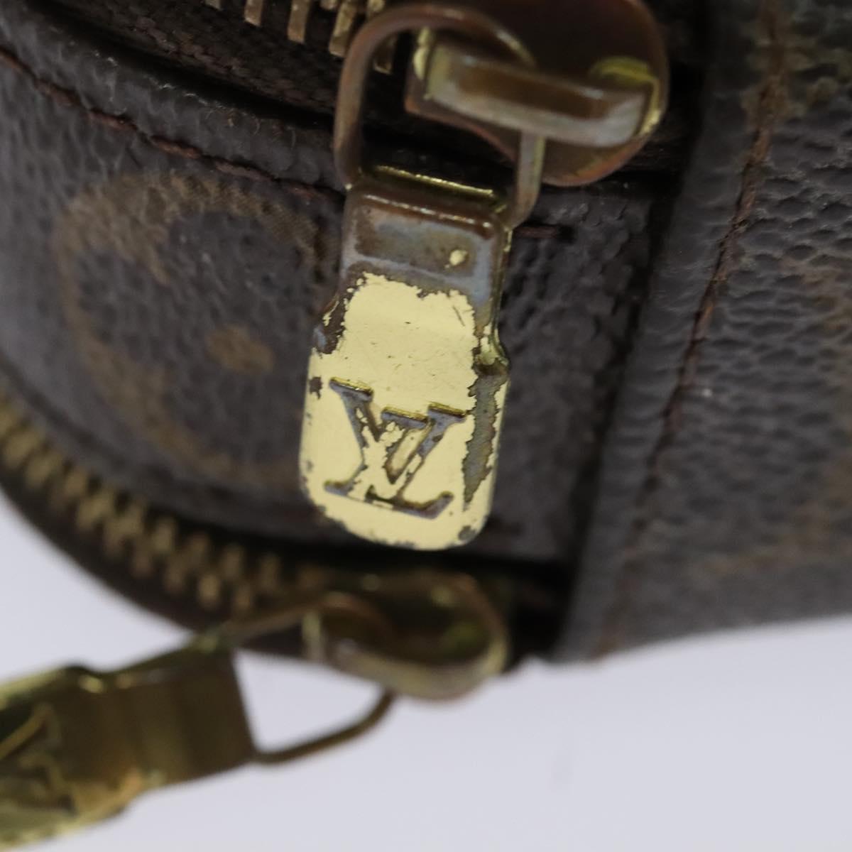 LOUIS VUITTON Monogram Trousse Brush PM Cosmetic Pouch M47510 LV Auth 120867