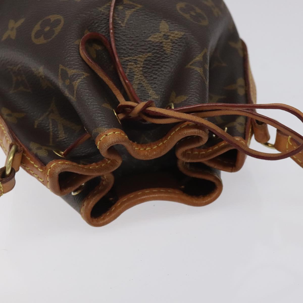 LOUIS VUITTON Monogram Nanonoe Shoulder Bag M81266 LV Auth 120868