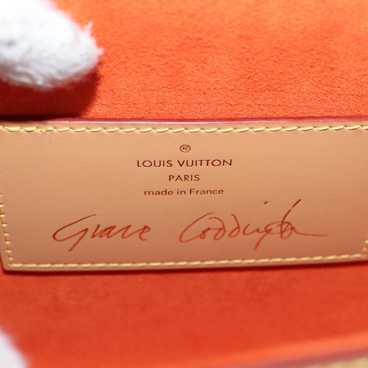 LOUIS VUITTON Catgram Twist MM Shoulder Bag White M44460 LV Auth 120872SM