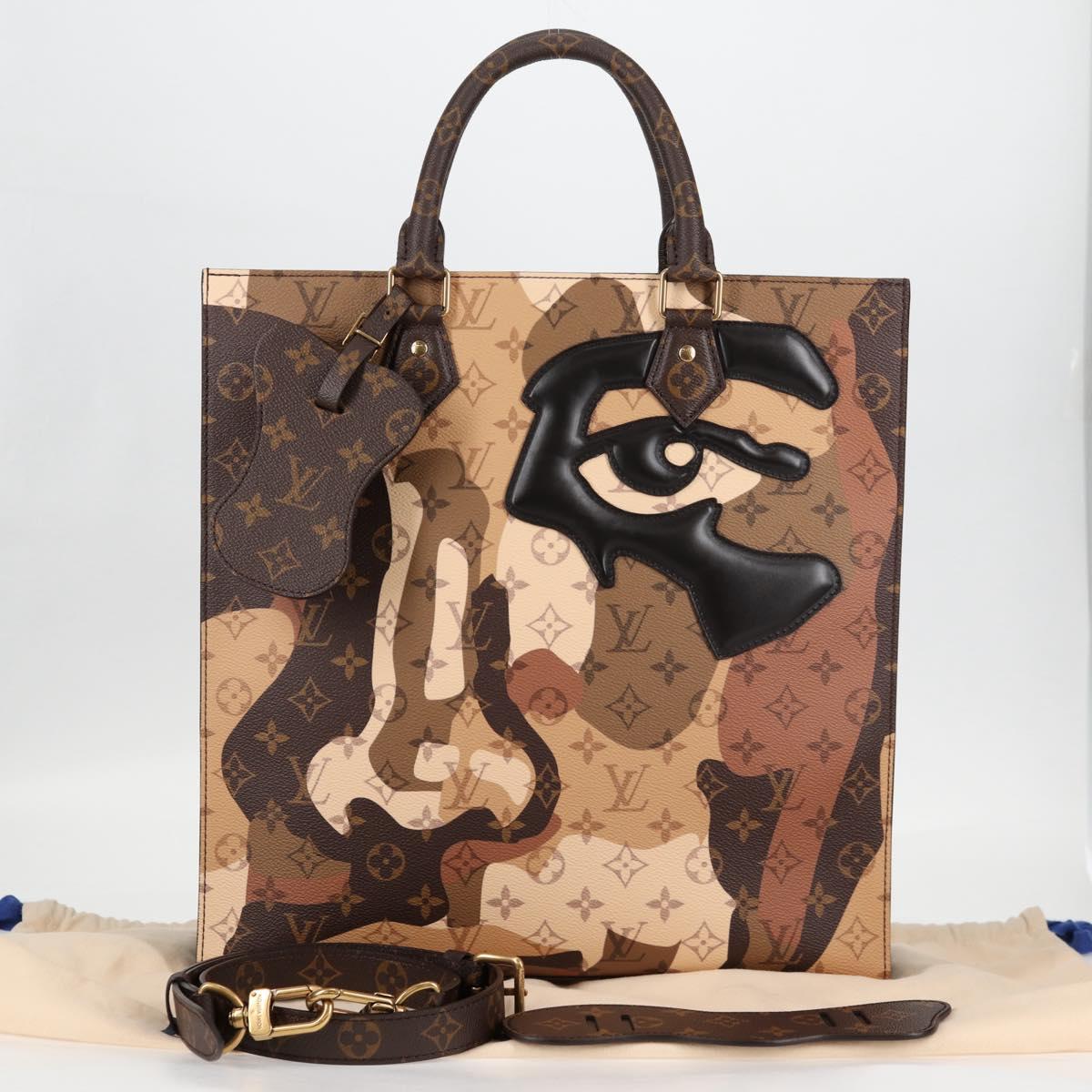 LOUIS VUITTON Monogram LV Portrait Sac Plat NV Tote Bag M46679 LV Auth 120873SM