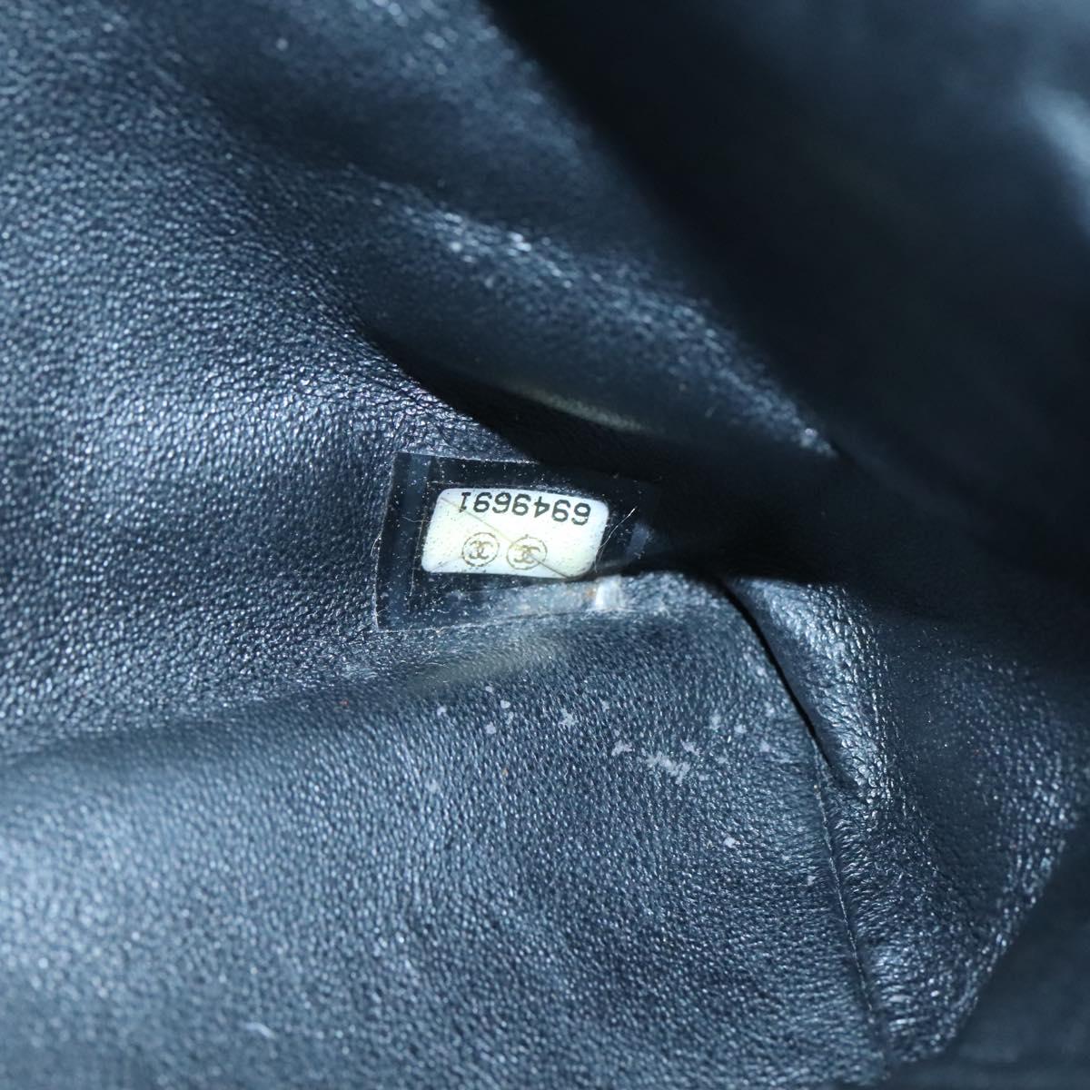 CHANEL Shoulder Bag Velor Gold Multicolor CC Auth 120922