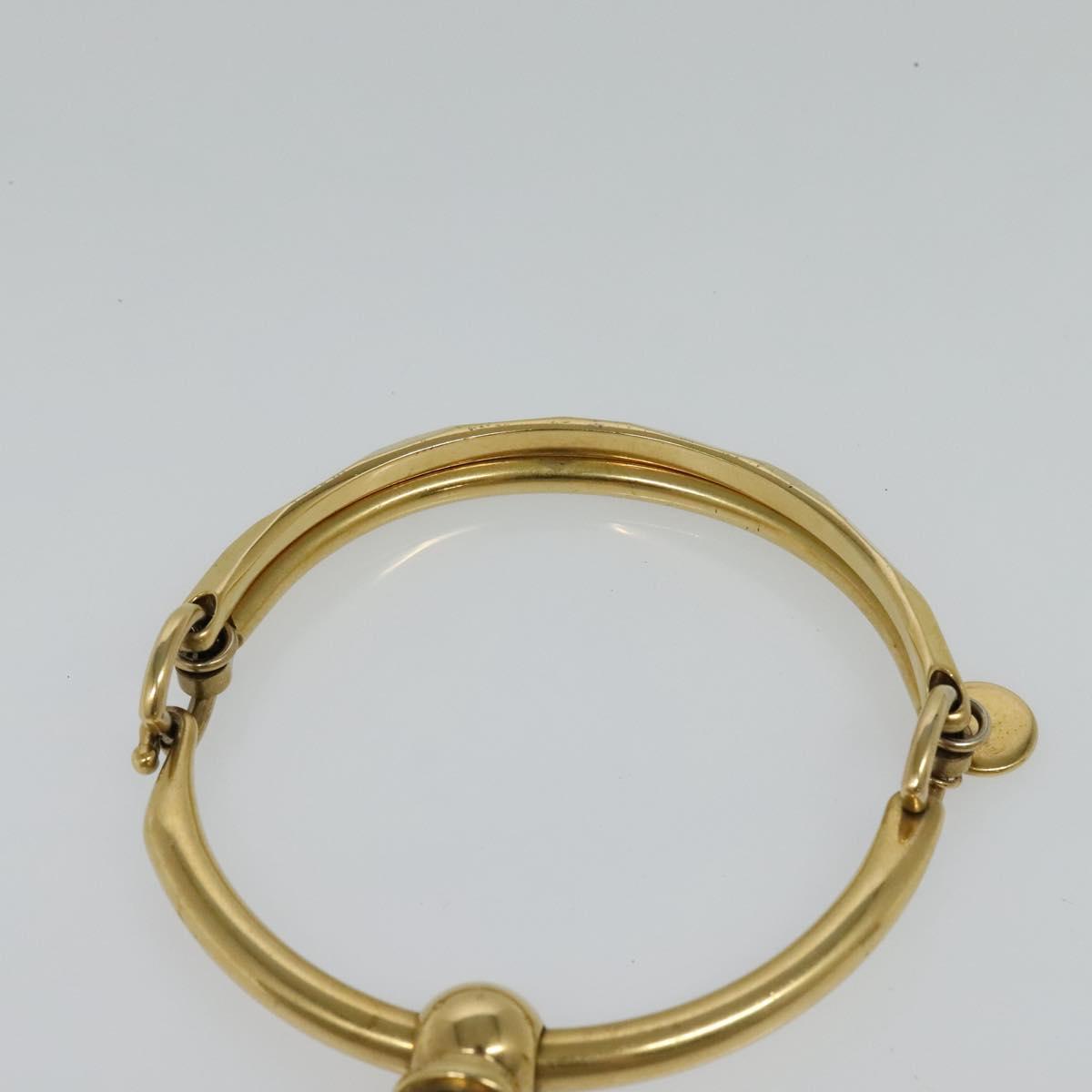 Chloe Nile Hand Bag Leather 2way Gray Gold Auth 120933