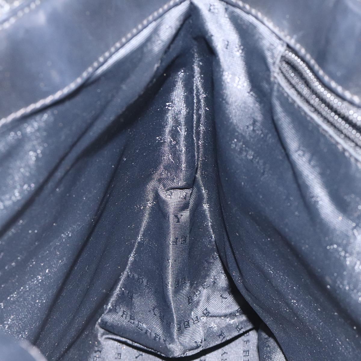 BURBERRY Nova Check Hand Bag PVC Beige Auth 120970