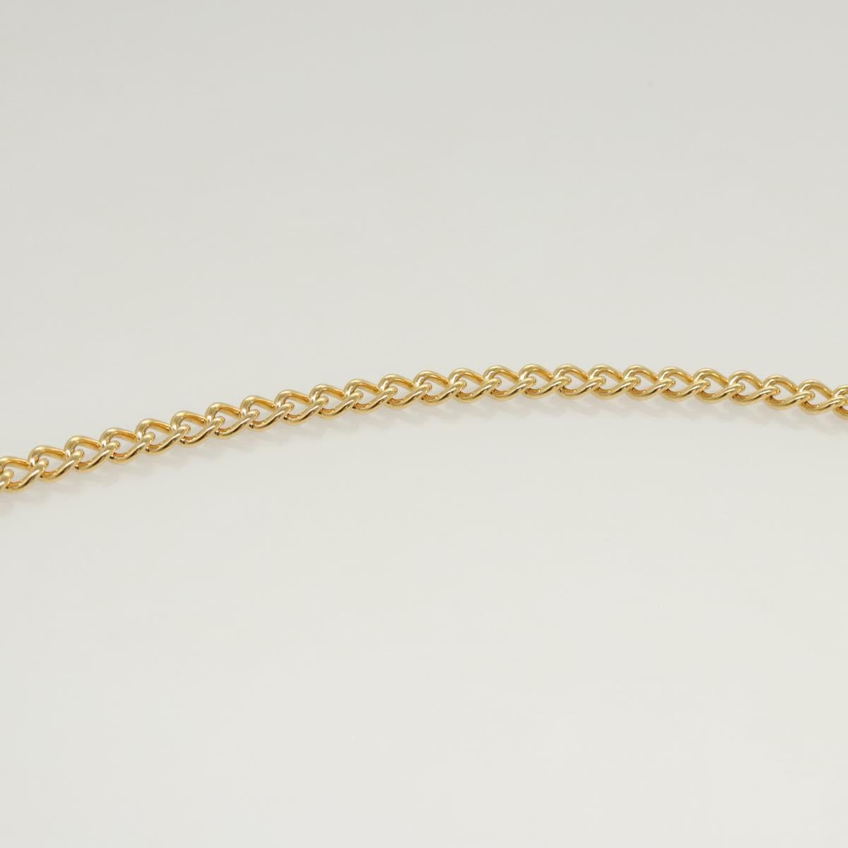 Salvatore Ferragamo Gancini Chain Shoulder Bag Leather Black Gold Auth 120975