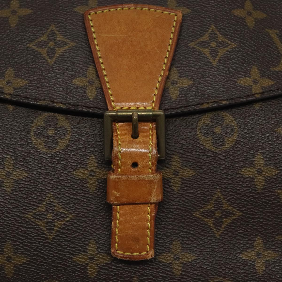 LOUIS VUITTON Monogram Jeune Fille GM Shoulder Bag M51225 LV Auth 120993