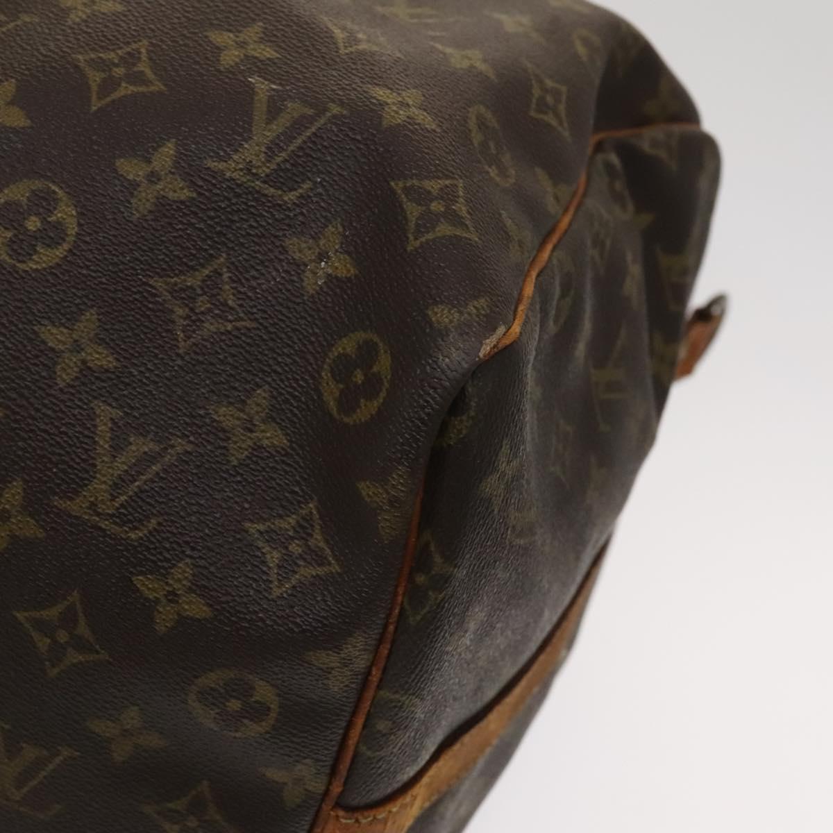 LOUIS VUITTON Monogram Keepall Bandouliere 60 Boston Bag M41412 LV Auth 120998
