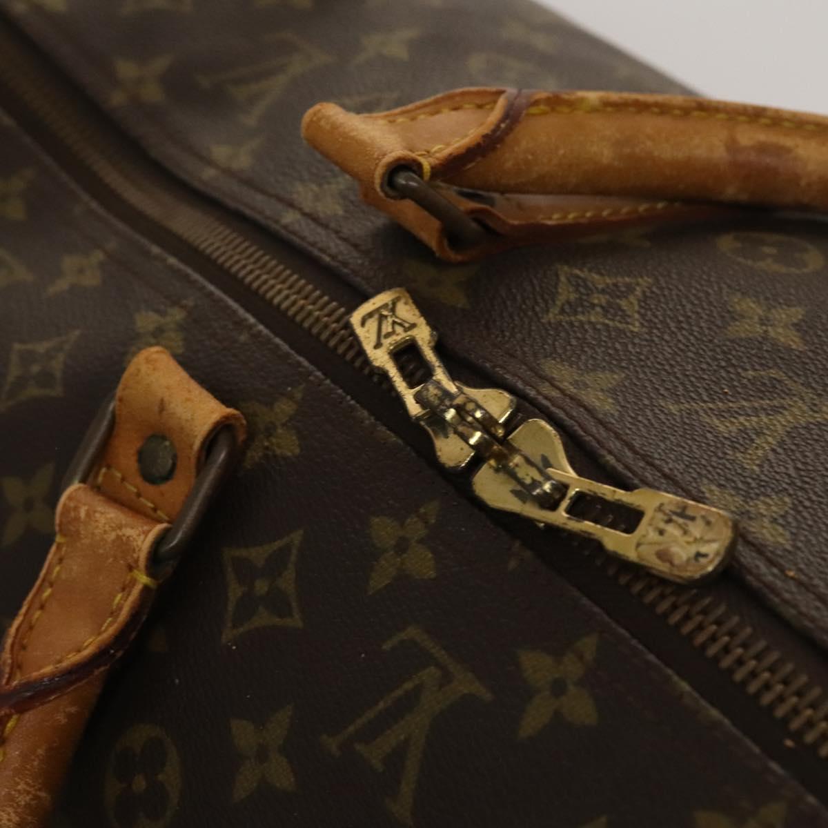 LOUIS VUITTON Monogram Keepall Bandouliere 60 Boston Bag M41412 LV Auth 120998