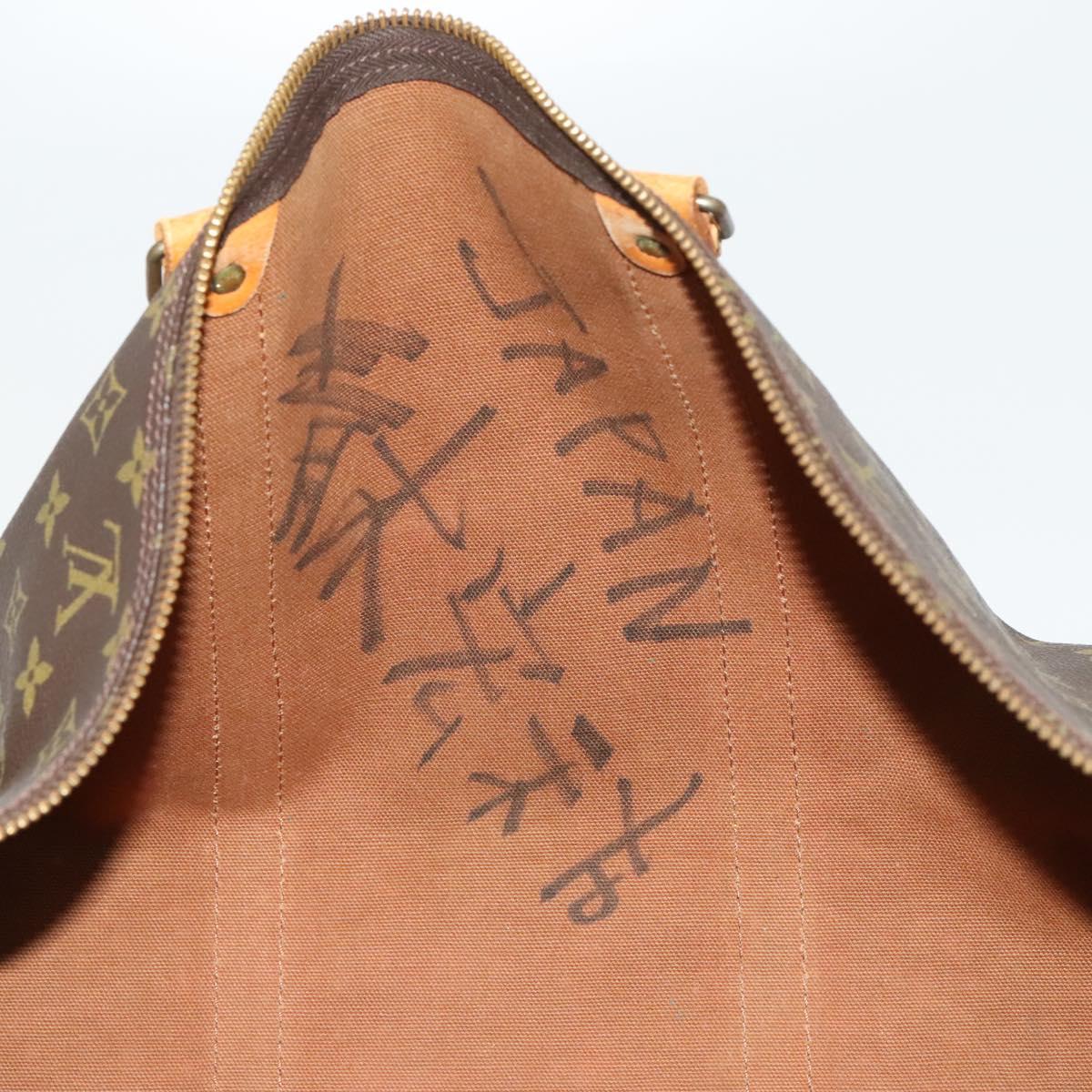 LOUIS VUITTON Monogram Keepall Bandouliere 60 Boston Bag M41412 LV Auth 120998