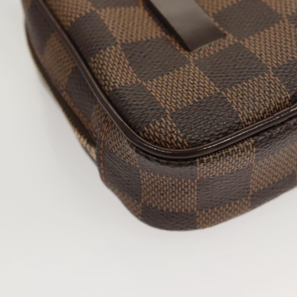 LOUIS VUITTON Damier Ebene Etui Okapi PM Pouch N61738 LV Auth 121018