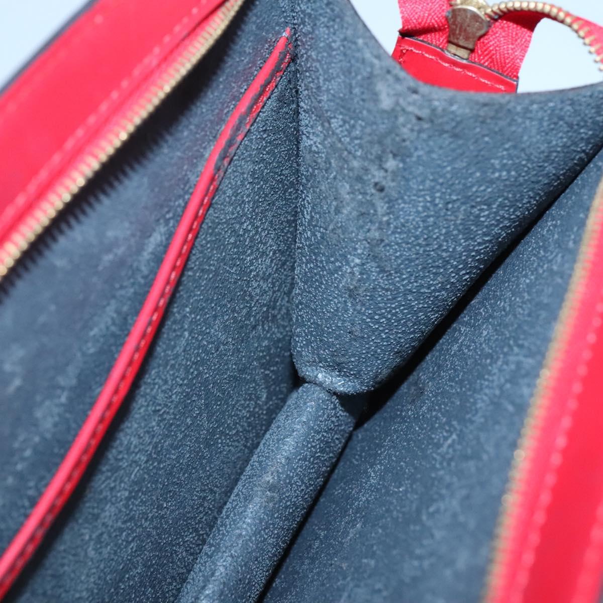 LOUIS VUITTON Epi Trousse Crete Clutch Bag Red M48407 LV Auth 121025