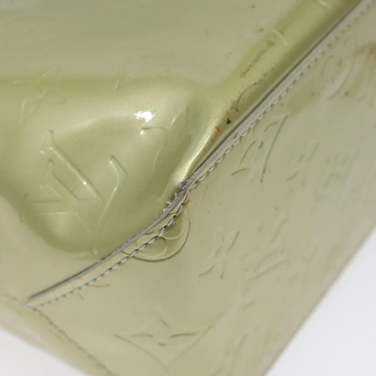 LOUIS VUITTON Monogram Vernis Reade PM Hand Bag Gris M91145 LV Auth 121043