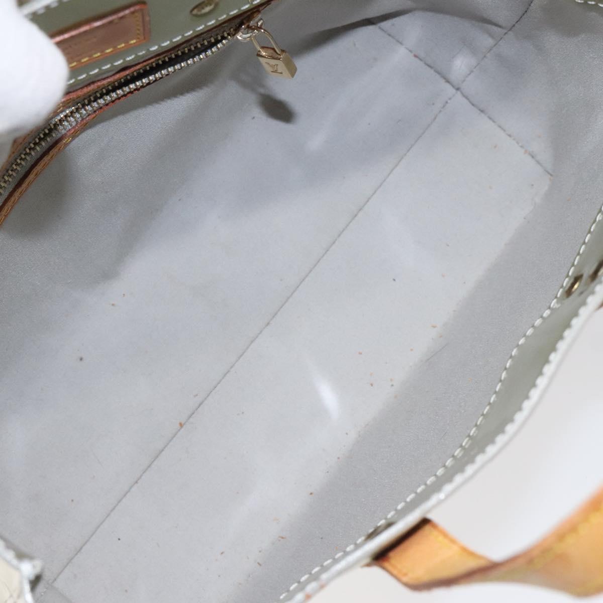 LOUIS VUITTON Monogram Vernis Reade PM Hand Bag Gris M91145 LV Auth 121043