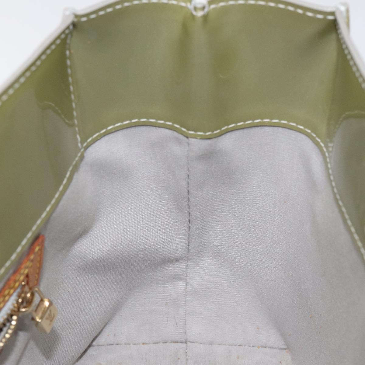 LOUIS VUITTON Monogram Vernis Reade PM Hand Bag Gris M91145 LV Auth 121043