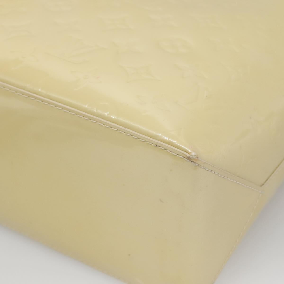 LOUIS VUITTON Monogram Vernis Wilshire MM Hand Bag Broncorail M91441 Auth 121051