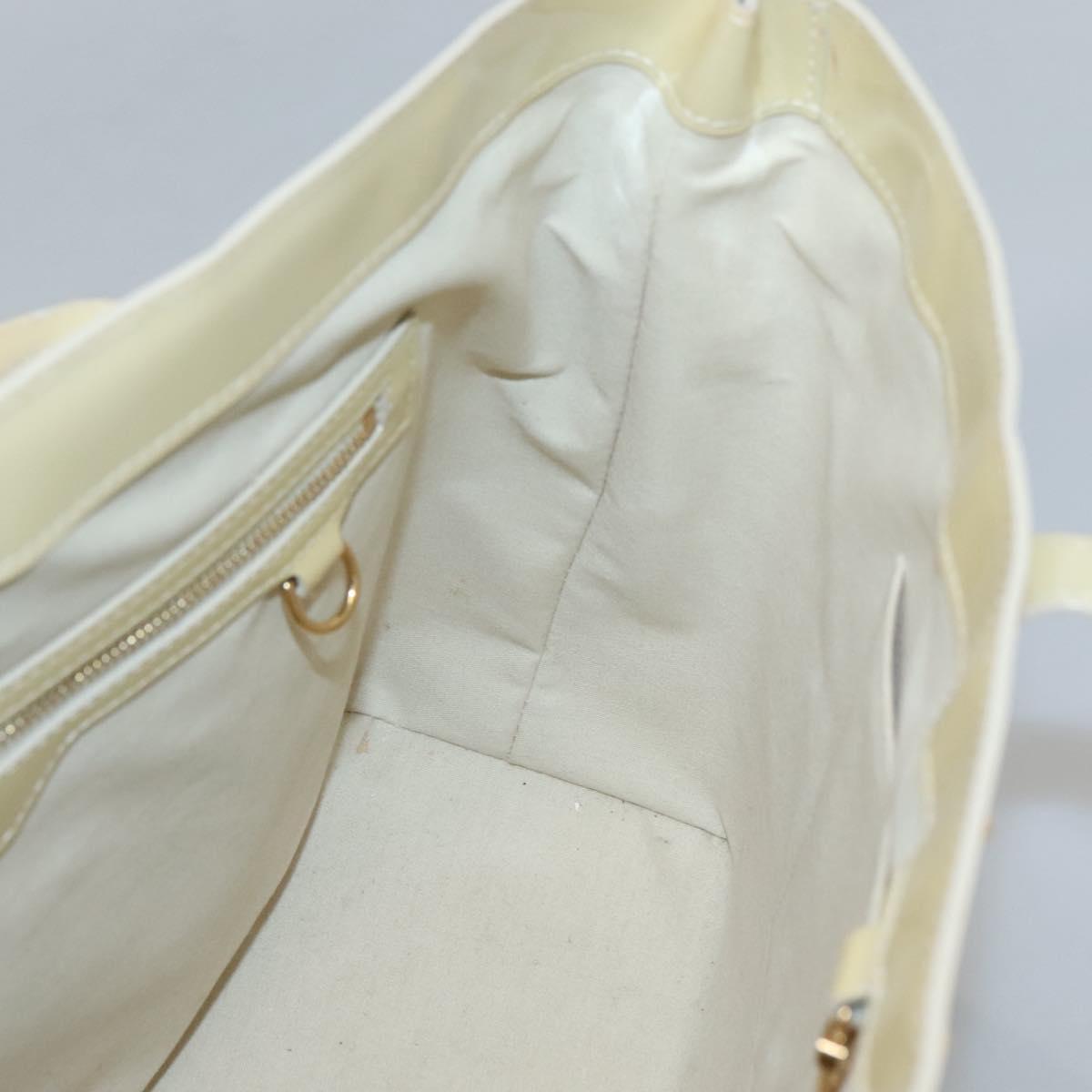 LOUIS VUITTON Monogram Vernis Wilshire MM Hand Bag Broncorail M91441 Auth 121051