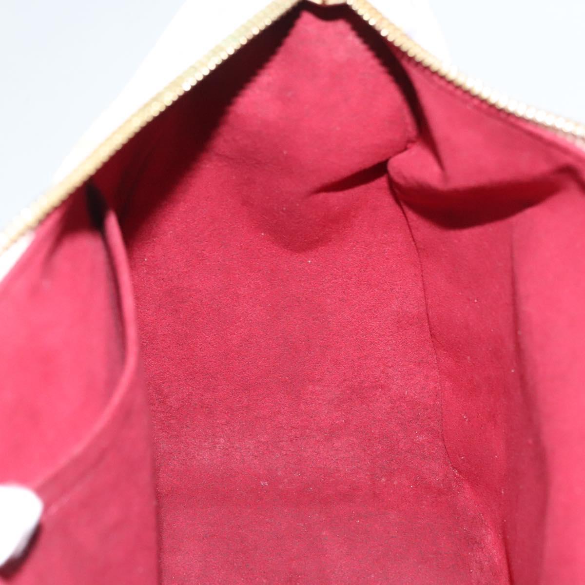 LOUIS VUITTON Monogram Multicolor Rita Bag 2way White M40125 LV Auth 121059M