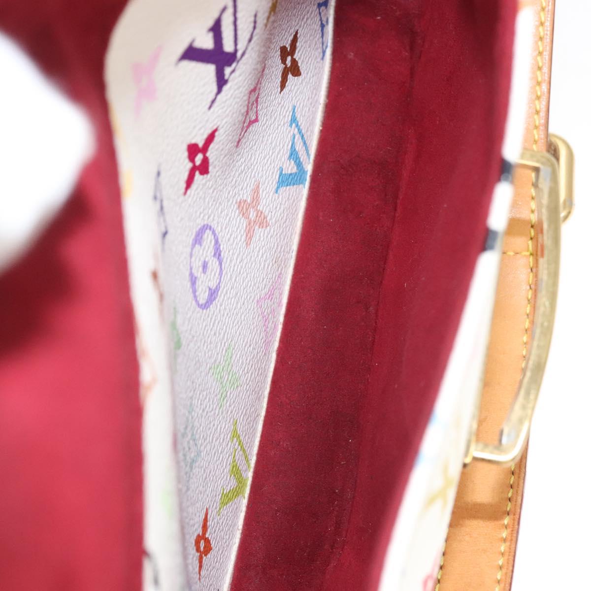 LOUIS VUITTON Monogram Multicolor Rita Bag 2way White M40125 LV Auth 121059M