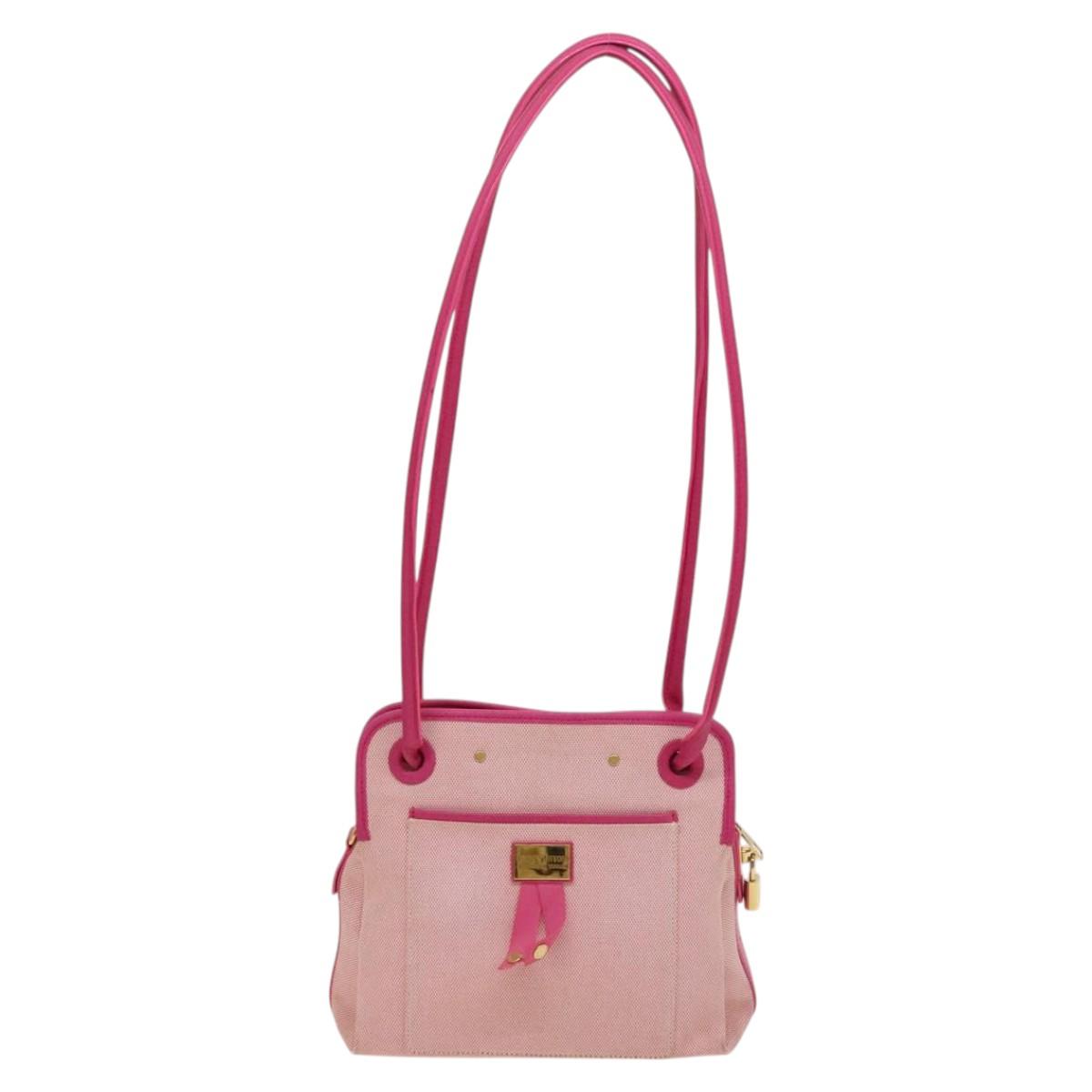 LOUIS VUITTON Cruise Line Rider Shoulder Bag Pink M92809 LV Auth 121064