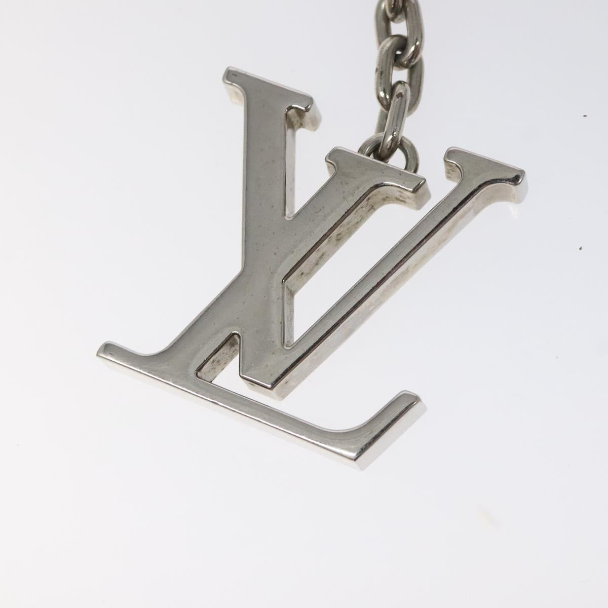 LOUIS VUITTON Porte Clesprinted initials LV Key Holder Silver M01192 Auth 121065