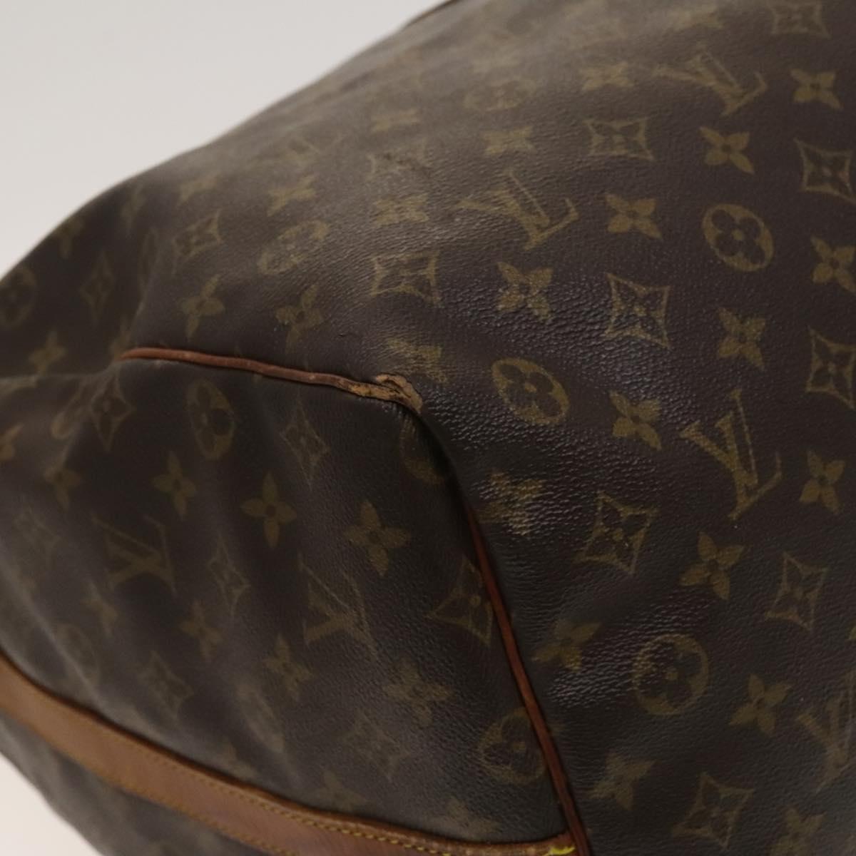 LOUIS VUITTON Monogram Keepall Bandouliere 60 Boston Bag M41412 LV Auth 121071