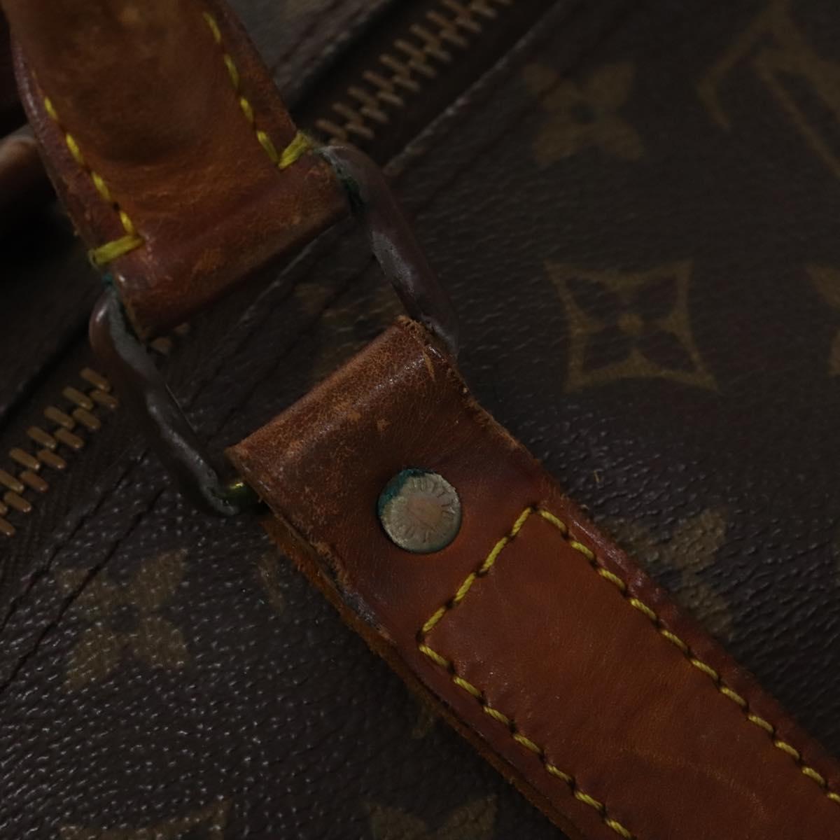 LOUIS VUITTON Monogram Keepall Bandouliere 60 Boston Bag M41412 LV Auth 121071