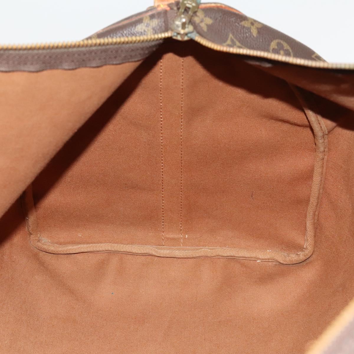 LOUIS VUITTON Monogram Keepall Bandouliere 60 Boston Bag M41412 LV Auth 121071