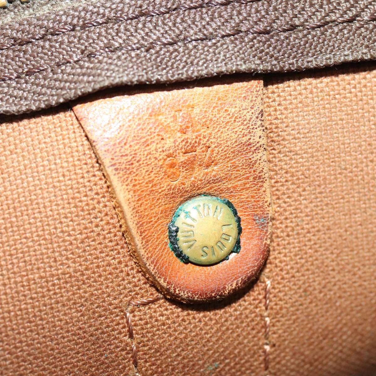 LOUIS VUITTON Monogram Keepall Bandouliere 60 Boston Bag M41412 LV Auth 121071