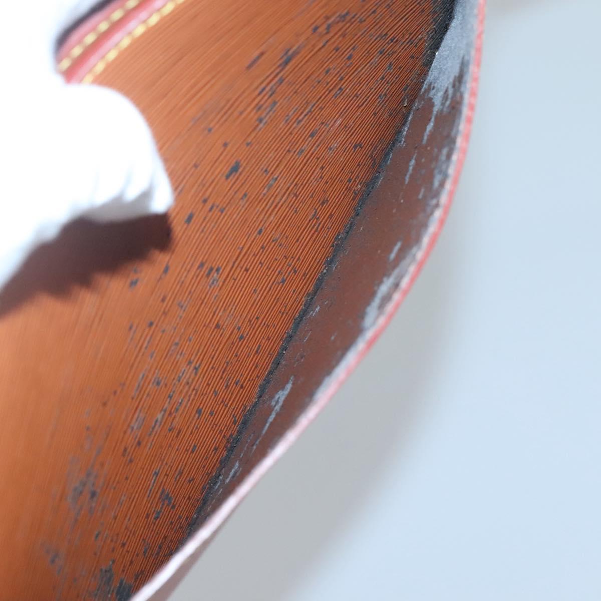 LOUIS VUITTON Epi Pochette Homme Clutch Bag Zipangu Gold M52528 LV Auth 121092