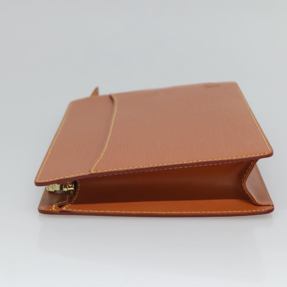 LOUIS VUITTON Epi Pochette Homme Clutch Bag Zipangu Gold M52528 LV Auth 121092