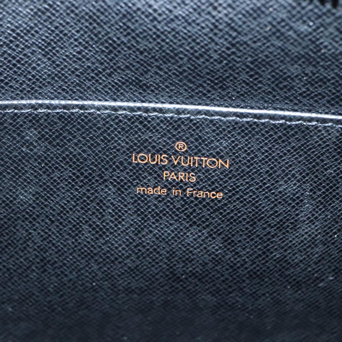 LOUIS VUITTON Epi Pochette Homme Clutch Bag Black Noir M52522 LV Auth 121095