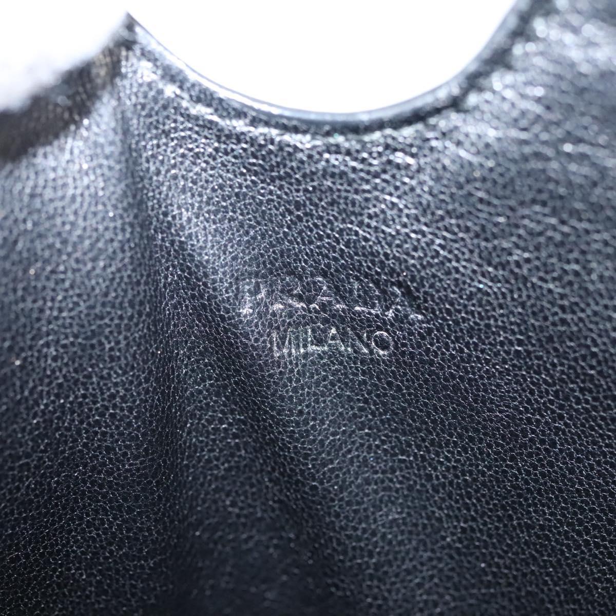 PRADA iPad Case Safiano leather Black Auth 121105