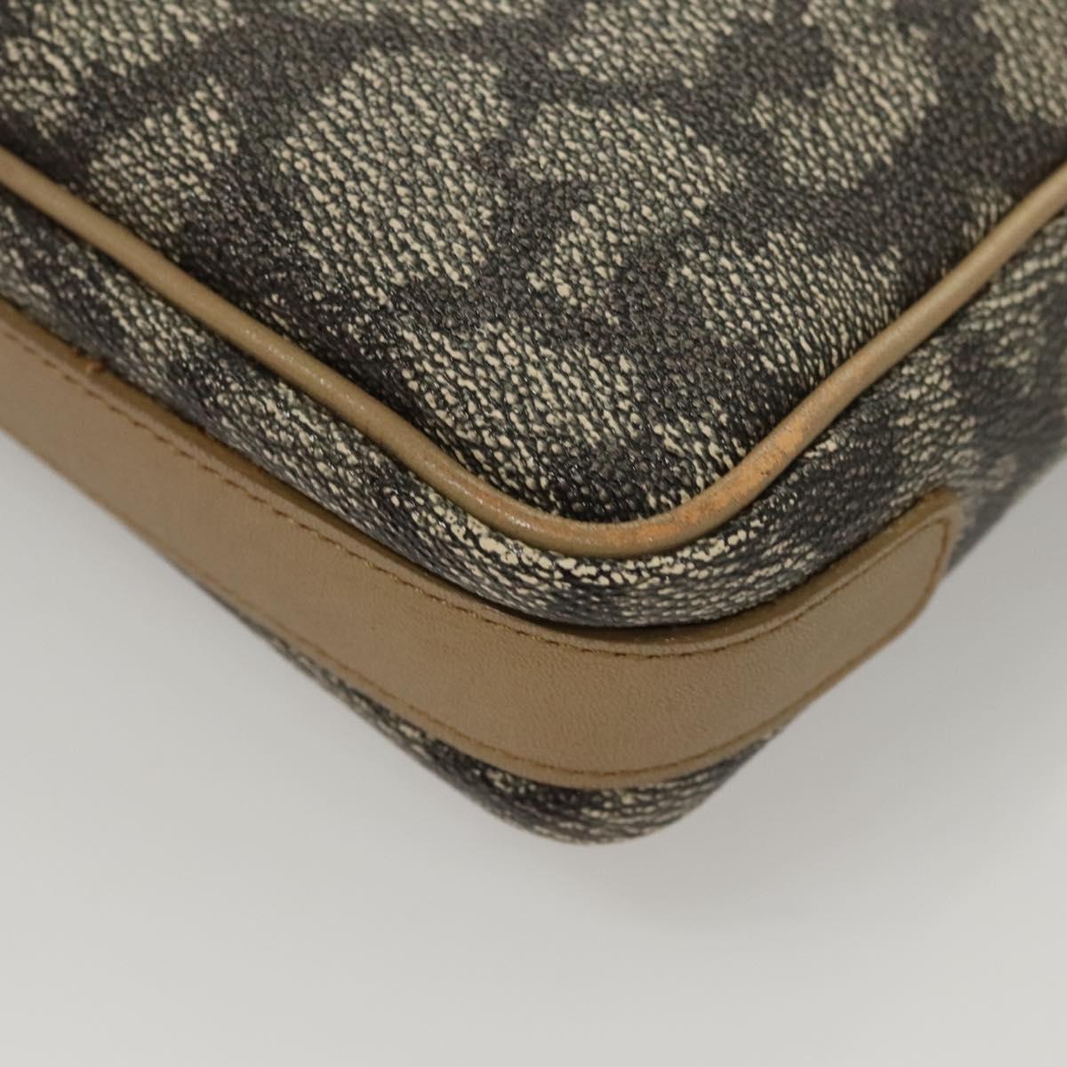 SAINT LAURENT Clutch Bag PVC Gray Auth 121132