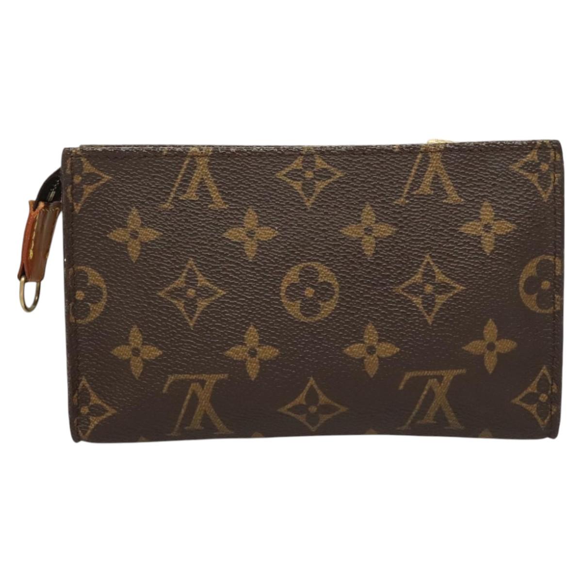 LOUIS VUITTON Monogram Bucket PM Accessory Pouch LV Auth 121169