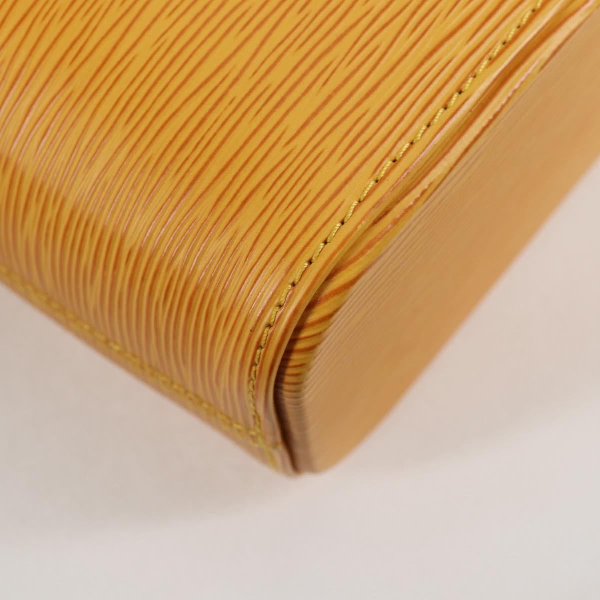 LOUIS VUITTON Epi Vavin PM Tote Bag SPO 2way Yellow LV Auth 121180V