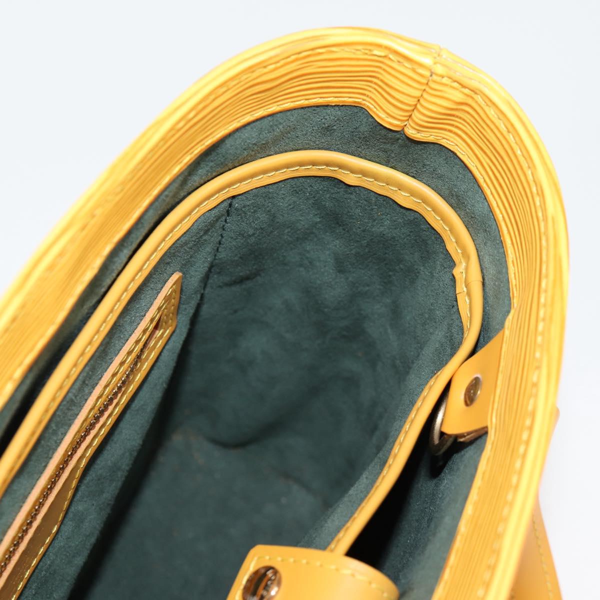 LOUIS VUITTON Epi Vavin PM Tote Bag SPO 2way Yellow LV Auth 121180V