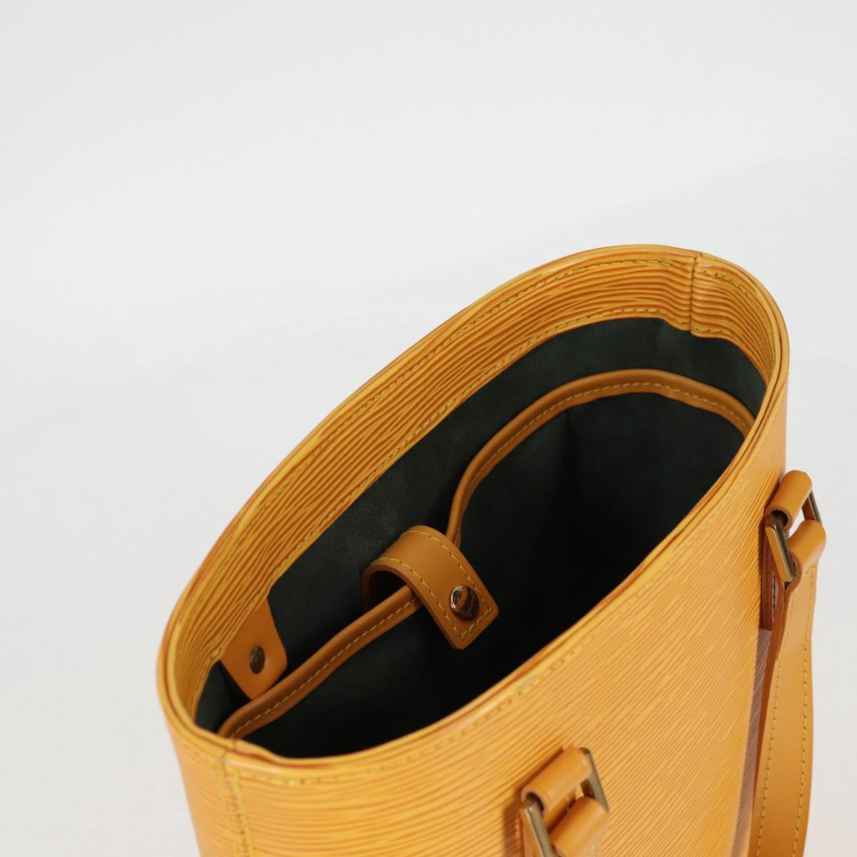 LOUIS VUITTON Epi Vavin PM Tote Bag SPO 2way Yellow LV Auth 121180V