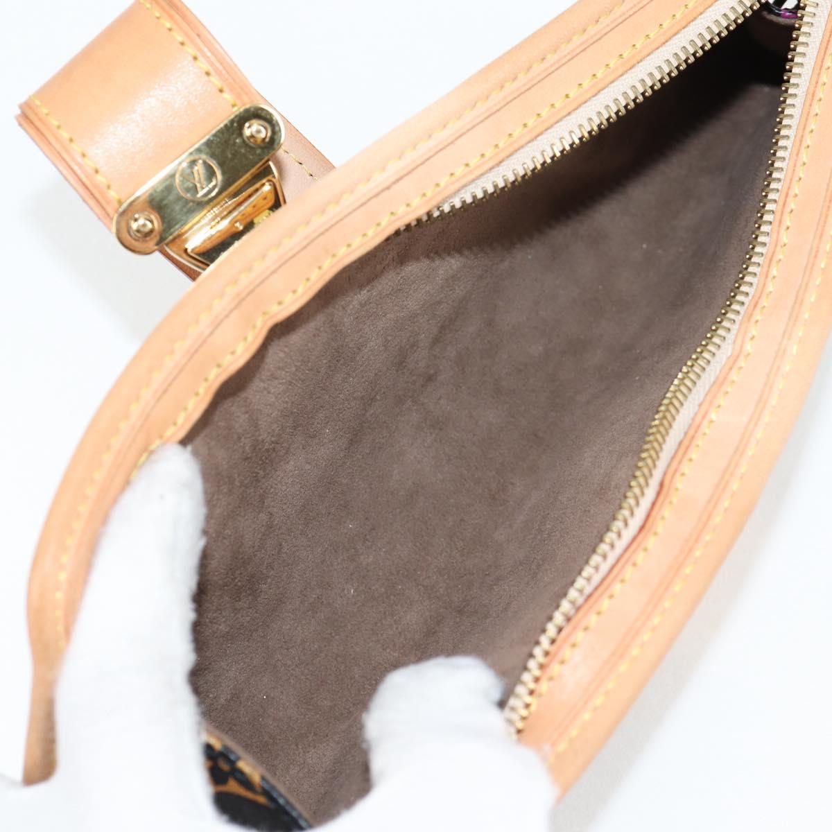 LOUIS VUITTON Monogram Multicolor Shirley Shoulder Bag Black M40050 Auth 121182V