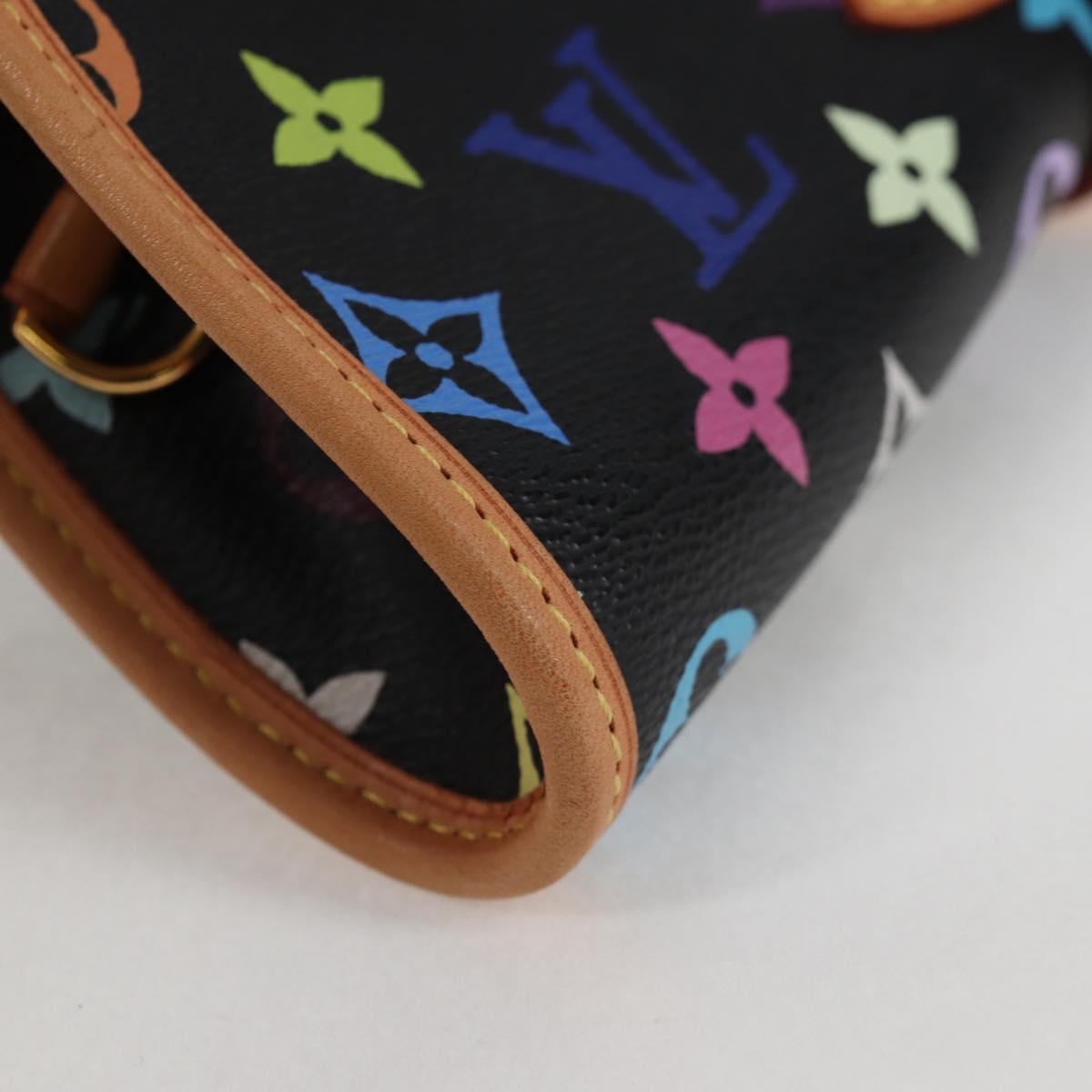 LOUIS VUITTON Monogram Multicolor Shirley Shoulder Bag Black M40050 Auth 121182SAV