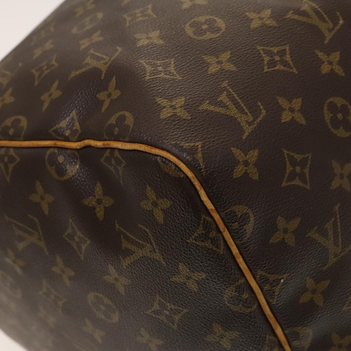 LOUIS VUITTON Monogram Keepall 55 Boston Bag M41424 LV Auth 121191